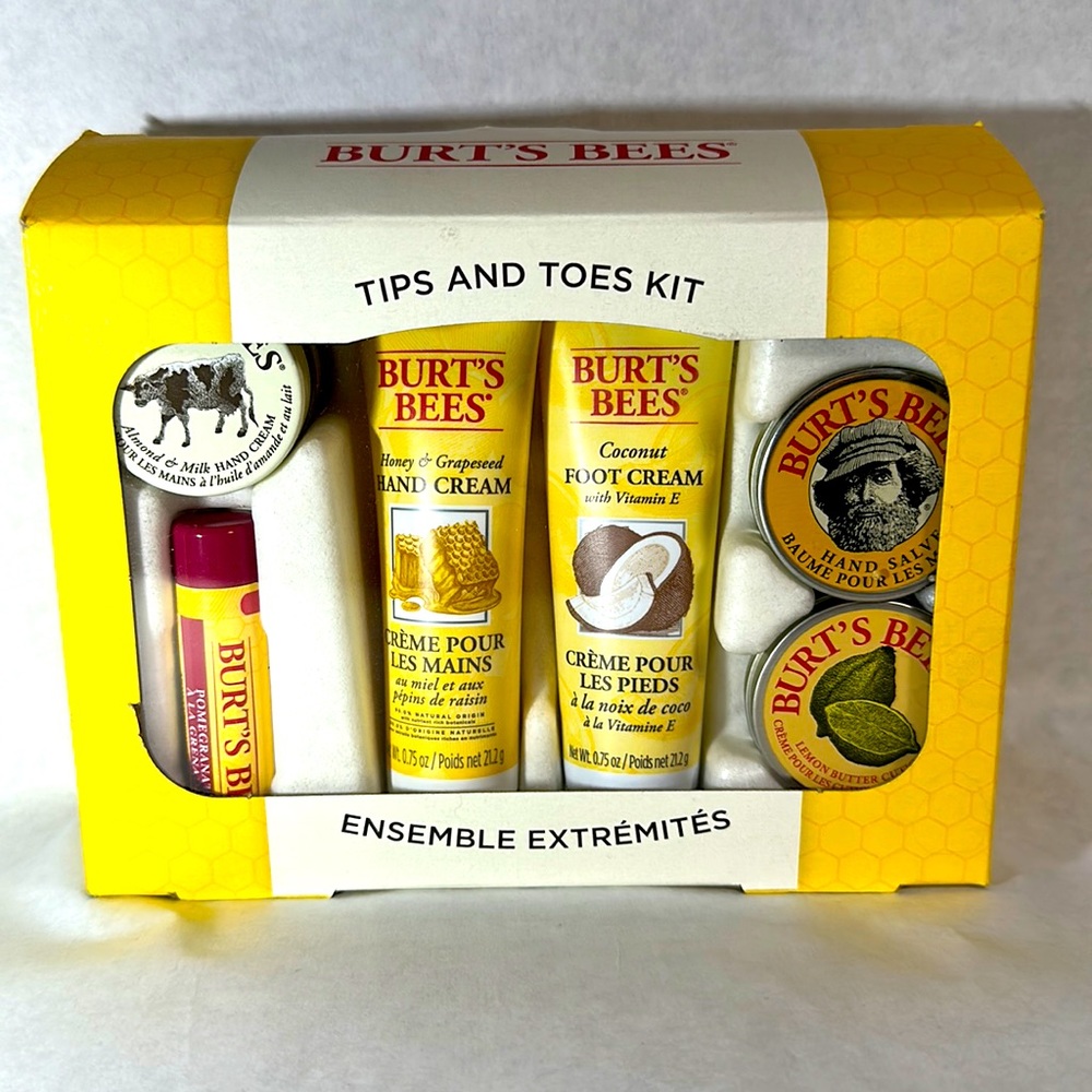 Essential Tips and Toes Essential Extrémités Burt’s Bees Beauty and and Care Kit